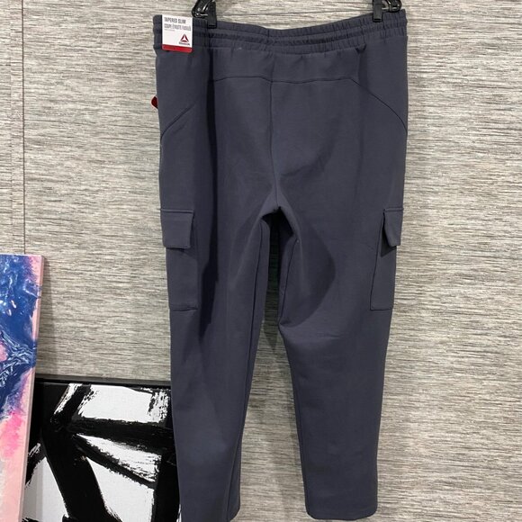 Reebok Mens Tapered Slim Fit Cargo Jogger Pants 2XL Navy Blue Stretch Fabric NWT - Picture 6 of 6